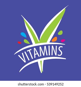 vector logo vitamins