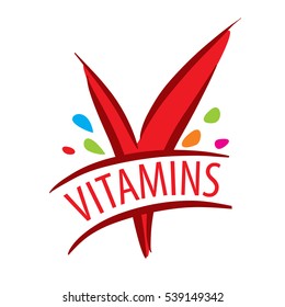 vector logo vitamins