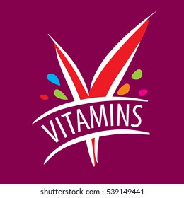 vector logo vitamins