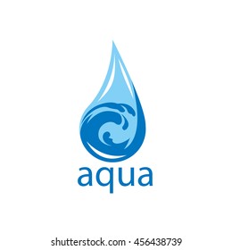 vector logo water