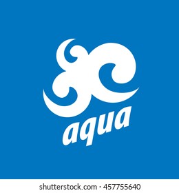 vector logo water