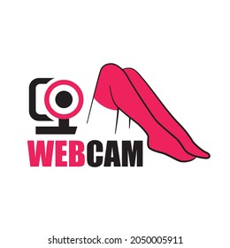 Vector Logo Of Webcam Studio, Sex And Private Chat