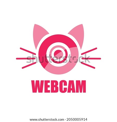 Vector logo of webcam studio, sex and private chat