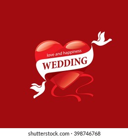 vector logo wedding