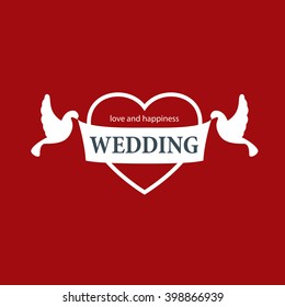 vector logo wedding
