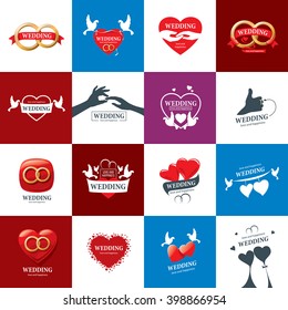 vector logo wedding