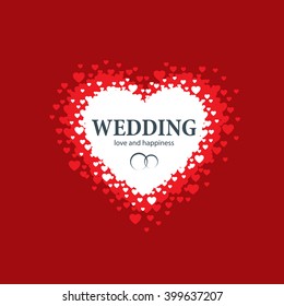 Vector Logo Wedding Stock Vector (Royalty Free) 399637207 | Shutterstock