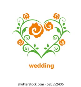 vector logo for wedding
