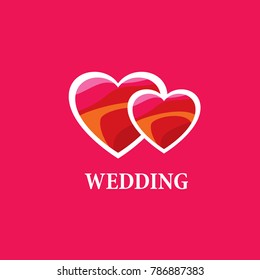 vector logo wedding
