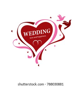 vector logo wedding