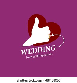 vector logo wedding