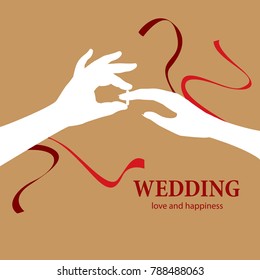 vector logo wedding
