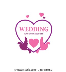 vector logo wedding