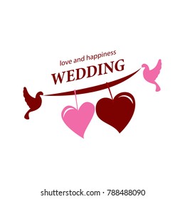 vector logo wedding