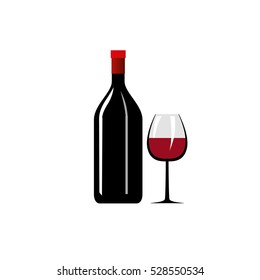 Vector logo wine