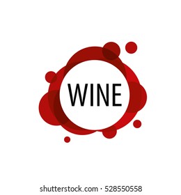 Vector logo wine