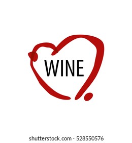 Vector logo wine