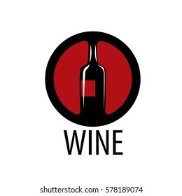 vector logo wine