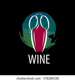 vector logo wine