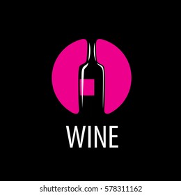 vector logo wine