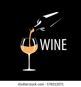 vector logo wine
