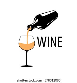 vector logo wine