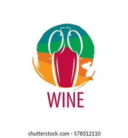 vector logo wine