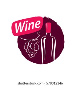 vector logo wine