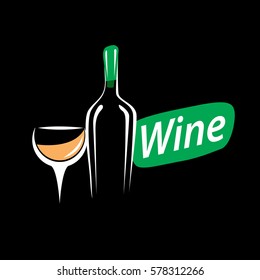 vector logo wine