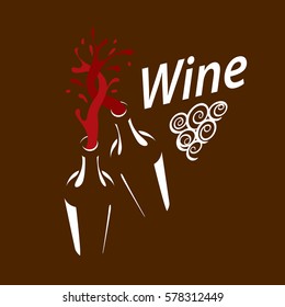 vector logo wine
