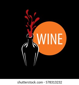 vector logo wine