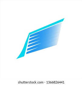 vector logo of wing for airline company
