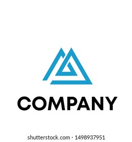vector logo word sign M