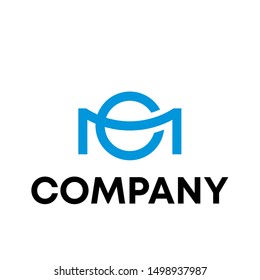 vector logo word sign M