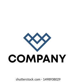 vector logo word sign M