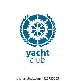 vector logo yacht