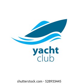 vector logo yacht