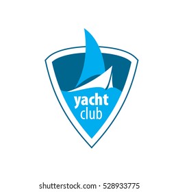 vector logo yacht