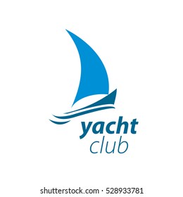 vector logo yacht