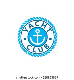 vector logo yacht