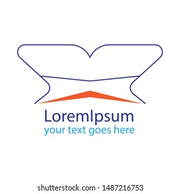 Vector logos for furniture store. Sofa and chair icons