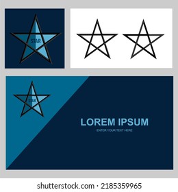 Vector: Logos logorhythms and various layouts in business card designs.