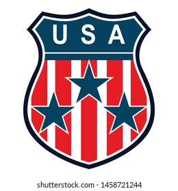 Vector logos symbolized by an American country
