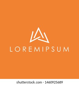 Vector logos that describe the letter W in a modern and elegant style
