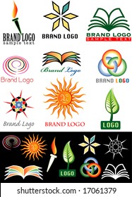 vector logos for various activities and business