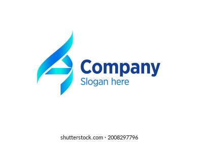 Plantilla de marketing de marca de logotipo de vectores