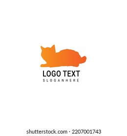 Vector logotype concept. Cat logotype. Cat elements. Pet shop logo concept. Pet care logo concept. Pet vector illustration