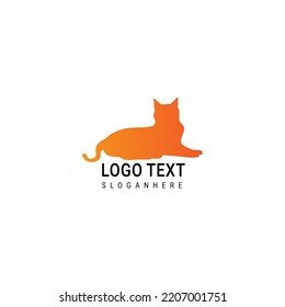Vector logotype concept. Cat logotype. Cat elements. Pet shop logo concept. Pet care logo concept. Pet vector illustration