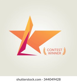 Vector Logotype For Contest Winner