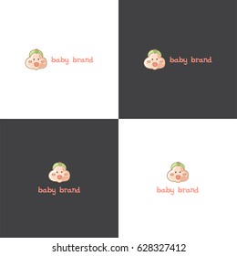 Vector logotype eps 10 about baby goods company